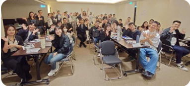 全體員工總受訓時數逾750小時，教育訓練投入總金額逾180,000元。
公司結合營運需求與員工職涯發展方向規劃訓練內容，提供多元且適合不同層級人員之培訓課程。